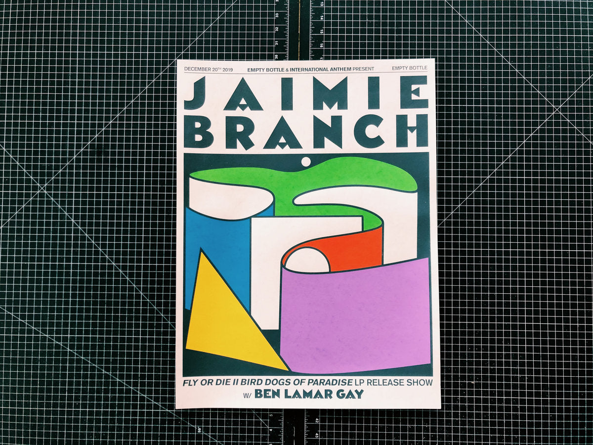 Jaimie Branch - Fly or Die II - Chicago Release Show Poster