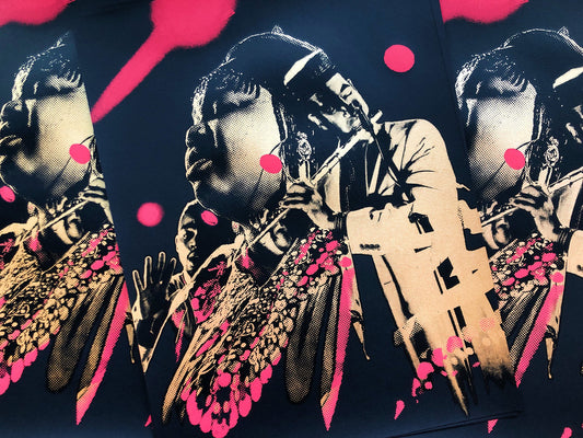 Angel Bat Dawid & Tha Brothahood - 18x24" Screen Printed Poster